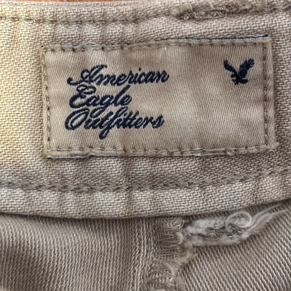 AMERICAN EAGLE KHAKI UTILITY SZ4 9466-M BUTTON FLAP POCKETS - Picture 3 of 12